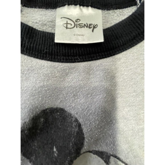 Disney Mickey Mouse Sweatshirt Women's Size Small Gray Pullover - Picture 4 of 10